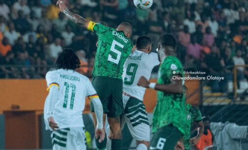 PHOTO STORY: Unbridled joy as Nigeria outclass Cameroon to reach AFCON quarter-final
