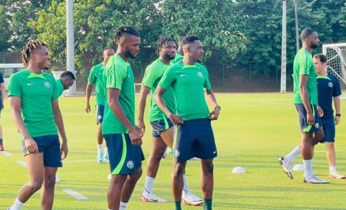 PHOTOS: Super Eagles wrap up training for vital clash against Ivory Coast