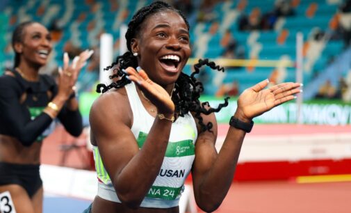 Tobi Amusan breaks 25-year African indoor record in 60m hurdles