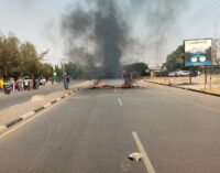 Youths burn tyres in Lafia, protest verdict affirming Sule as Nasarawa governor