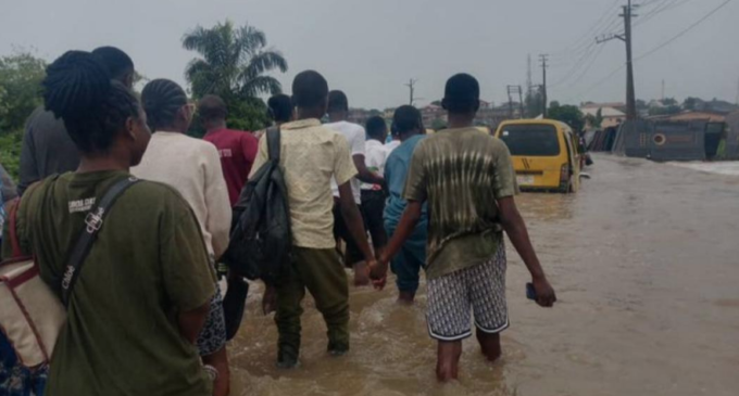 PHOTOS: Residents stranded, houses submerged as floods ravage Lagos