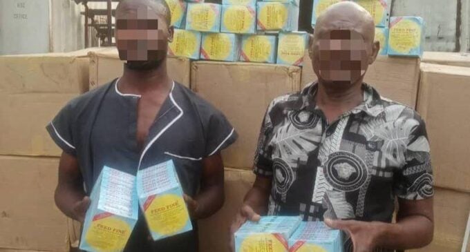 Police arrest two suspects on mission to change date of 70 cartons of expired drug
