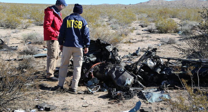 PHOTOS: US authorities visit Wigwe chopper crash site