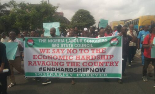 ‘Stop the hunger’ — Imo workers protest economic hardship