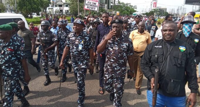 Lagos CP: Police provided refreshments for protesters to prevent fainting