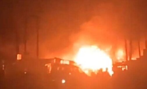 Shops destroyed as explosion rocks Lagos community