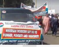 Low turnout in Kaduna as workers protest economic hardship