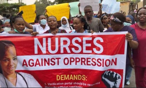 Nurses protest in Lagos, Abuja over new certificate verification guidelines