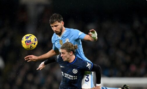 EPL: Rodri rescues point for City against Chelsea as Awoniyi leads Forest to victory