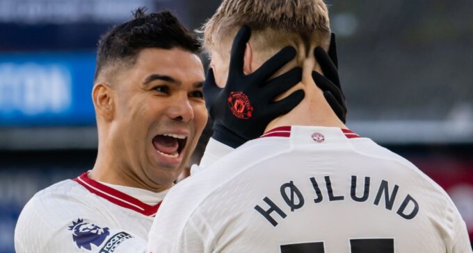 EPL: Hojlund nets brace as Man United’s unbeaten run in 2024 continues