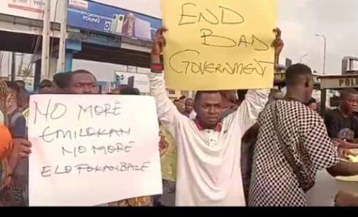 ‘This is shege’ — Ibadan residents protest economic hardship