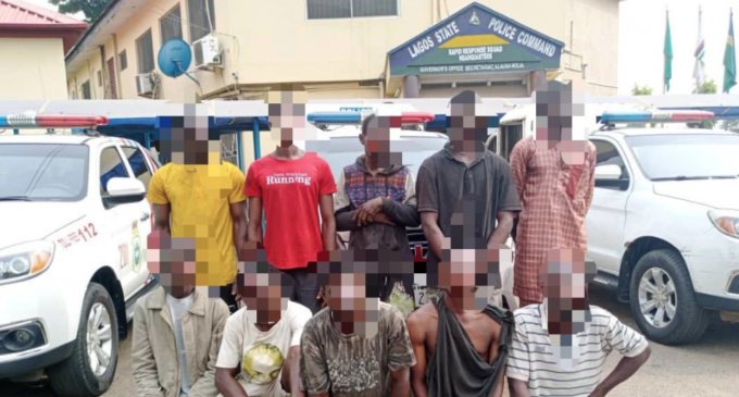 Police arrest 26 suspected criminals, destroy hideouts in Lagos