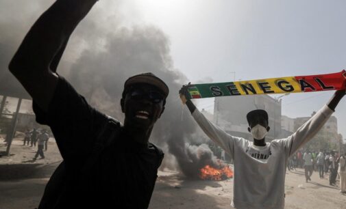 Senegalese youths protest postponement of presidential election