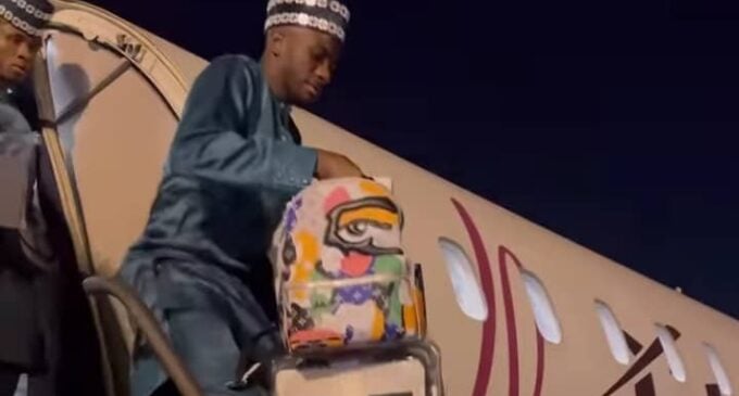 VIDEO: Eagles arrive Nigeria amid cheers after finishing second at AFCON 