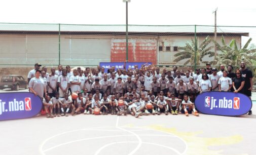 NBA holds basketball clinic for 82 kids in Lagos community
