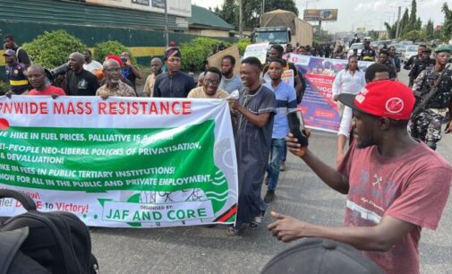 PHOTOS: Lagos residents protest cost of living crisis