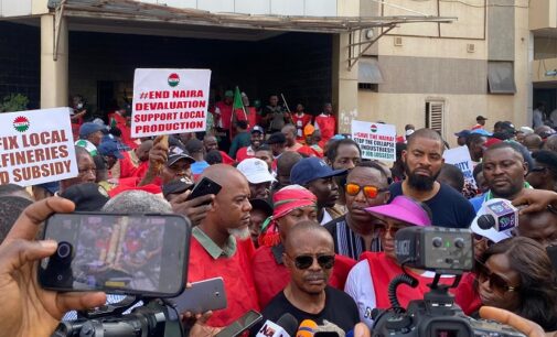 PHOTOS: NLC begins protest in Abuja, Lagos over economic hardship