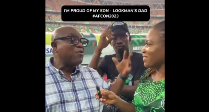 AFCON: Lookman’s dad says he’s ‘overly excited’ by son’s performance