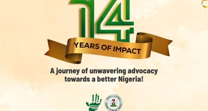 EiE celebrates 14th anniversary, asks citizens to be hopeful of better Nigeria
