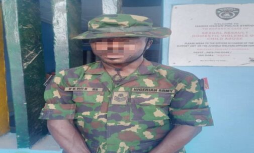 Police arrest fake soldier declared wanted by military in Lagos