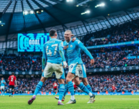 Foden double sinks United as City win Manchester derby