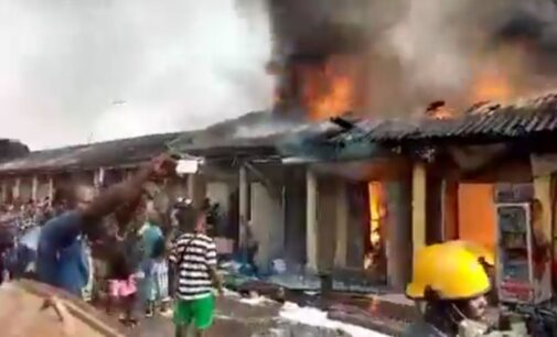 Fire guts part of Wuse market in Abuja