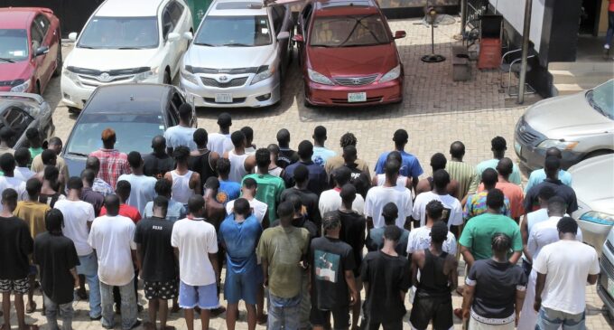 EFCC arrests 74 ‘internet fraudsters’ in Ogun