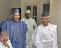 PHOTOS: El-Rufai visits suspended senator Ningi in Abuja