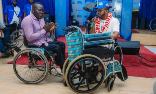 FG donates assistive devices to PWDs in Rivers