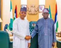 PHOTOS: Ododo visits Tinubu, says distribution of foodstuffs in Kogi will be continuous  