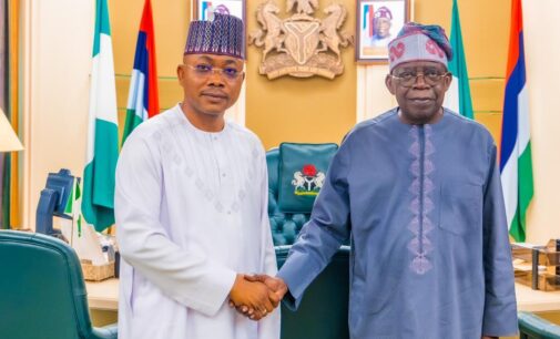 PHOTOS: Ododo visits Tinubu, says distribution of foodstuffs in Kogi will be continuous  