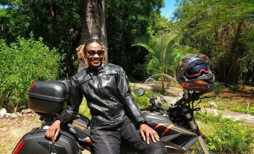 Nigerian singer rides from Kenya to Lagos on motorbike