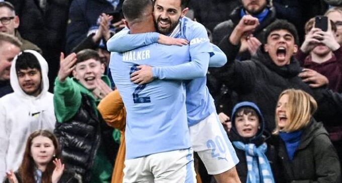 Silva’s double sends City into FA Cup semi-finals as Coventry stun Wolves