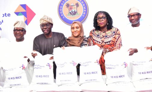 Sanwo-Olu lauds Dangote over donation of 80,000 bags of rice to Lagosians