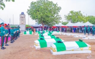 Army personnel killed in Delta laid to rest in Abuja