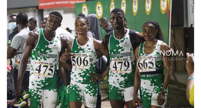 African Games: Nigeria claims gold in mixed 4x400m, sets new record
