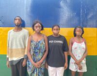 Four arrested for ‘faking kidnap to demand N5m ransom’ in Lagos
