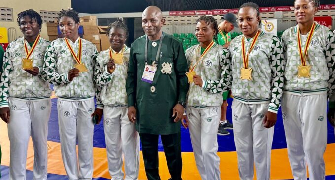 African Games: Oborududu, Adekuoroye shine | Nigerian wrestlers win 6 gold medals