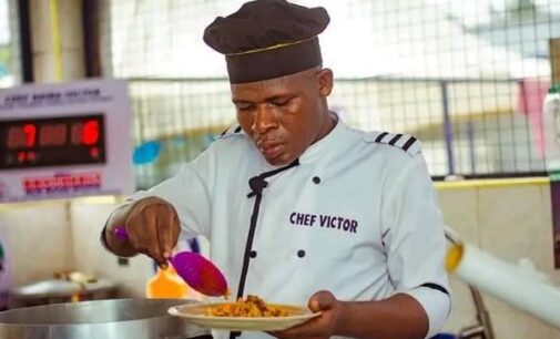 Chef feeds IDPs in Benue during 135-hour cooking marathon