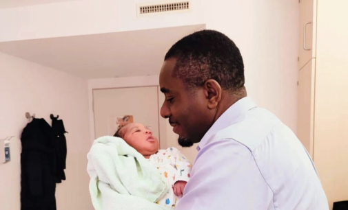 Emeka Ike, wife welcome baby girl in Germany