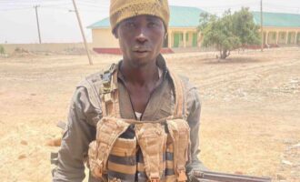 ‘Boko Haram fighter surrenders’ to troops in Borno