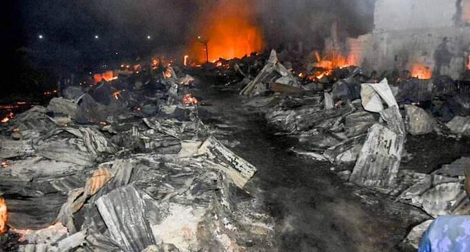 Again, fire guts Gamboru market in Borno — second incident in two weeks