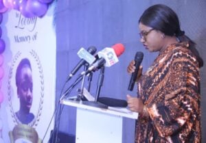 Grace Ike, the chairperson of the house of representatives press corps