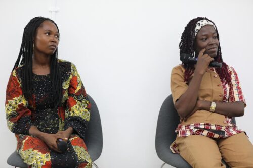 Amina and Jummai, two Chibok girls out of captivity,