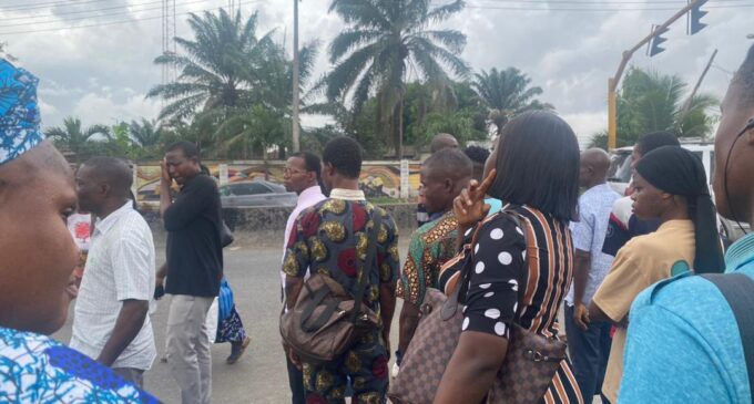 PHOTOS: Lagos commuters stranded as fares spike by 50% amid petrol scarcity