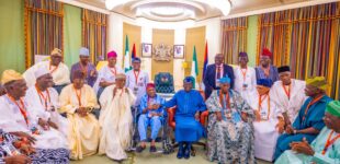 Tinubu meets Afenifere leaders, says he’ll deal with those threatening Nigeria’s sovereignty