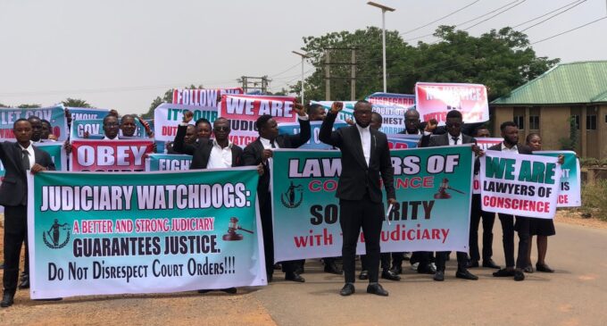 ‘They’re not lawyers’ — NBA disclaims protesters of Yahaya Bello’s prosecution