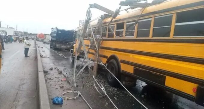 IBEDC: Electric poles destroyed in Ogun during downpour