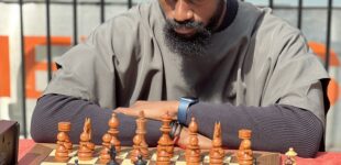 PHOTOS: Nigerians converge on Times Square as Onakoya begins chess world record bid