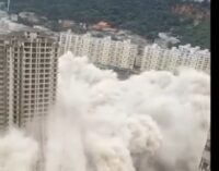 FACT CHECK: Viral video of collapsing high-rise buildings not linked to Taiwan earthquake